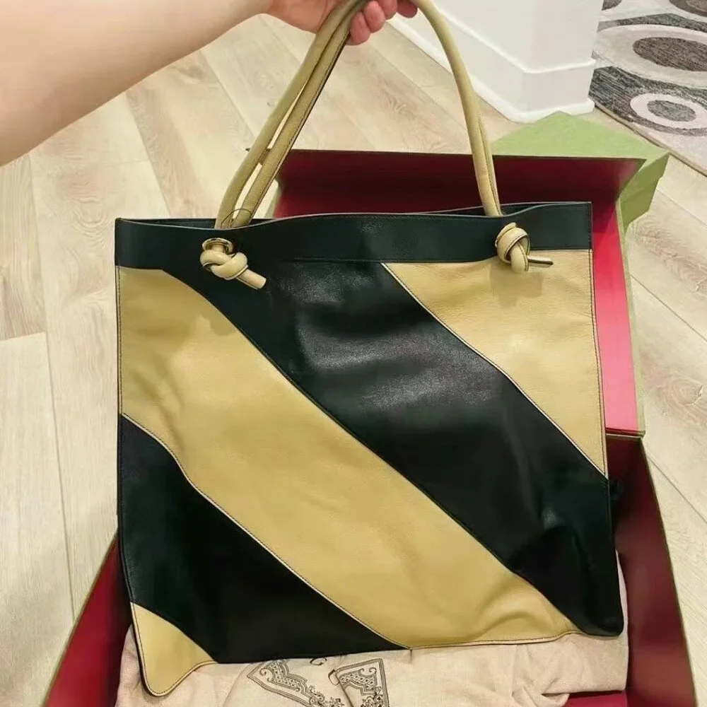 NIB Authentic Gucci Diagonal Striped Zumi - Picture 4 of 7